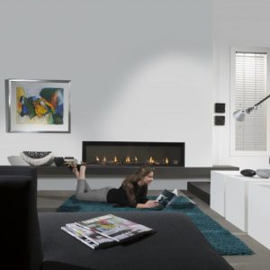 Camino a Gas Rettangolare-Orizzontale Modore 185