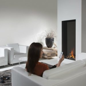 Camino a Gas Rettangolare-Verticale Sky