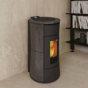 edilkamin cherie h 14 evo ceramica grigio scuro