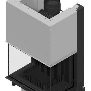 Ruegg- Trifacciale RIII 55x80x46 Completo di Mantello convettivo