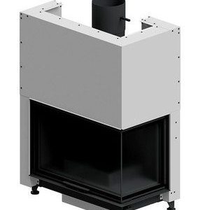 Ruegg- Angolare Destro RII 50x80x42 Completo di Mantello convettivo