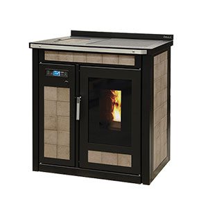 Termocucina a Pellet Mod. Smart 80 Maiolica