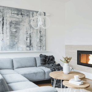 CAMINO A PELLET ANGOLARE L'ARTISTICO MOD.CORNER M16 DX