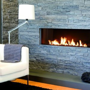 Camino a Gas Rettangolare-Orizzontale Modore 140